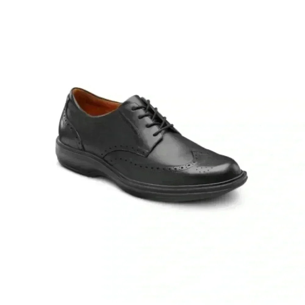 Men’s Genuine Dr. Comfort Wing Dress Shoes Size 12 W